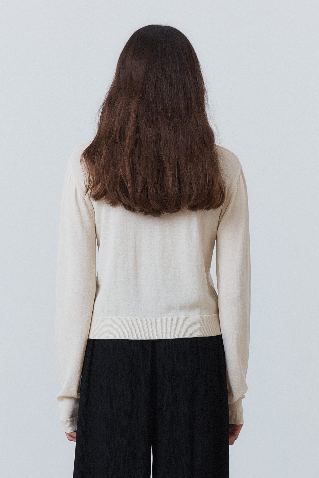 Comfort Blend Knit Cardigan Beige