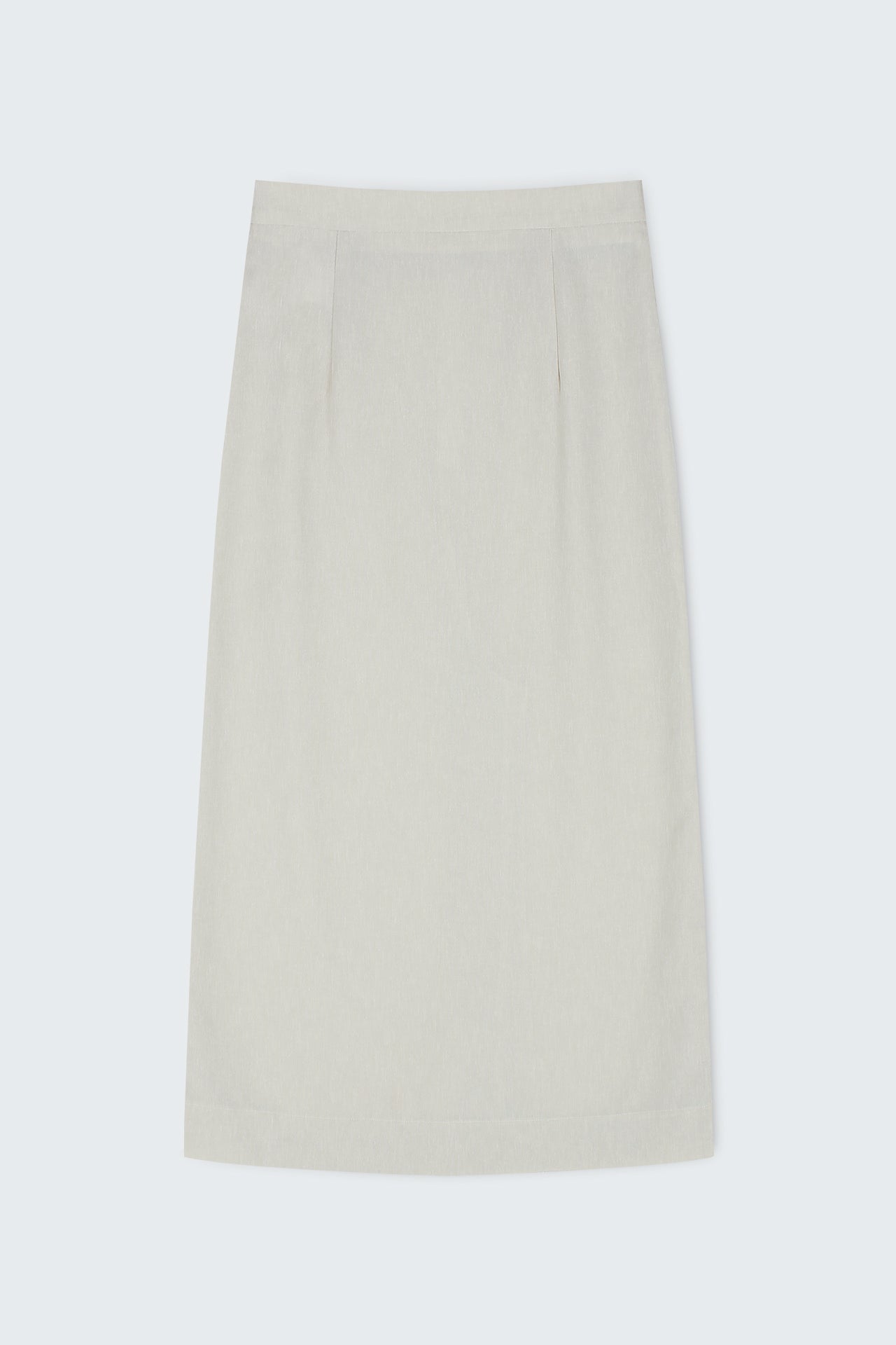 Light Twill A-line Skirt Beige