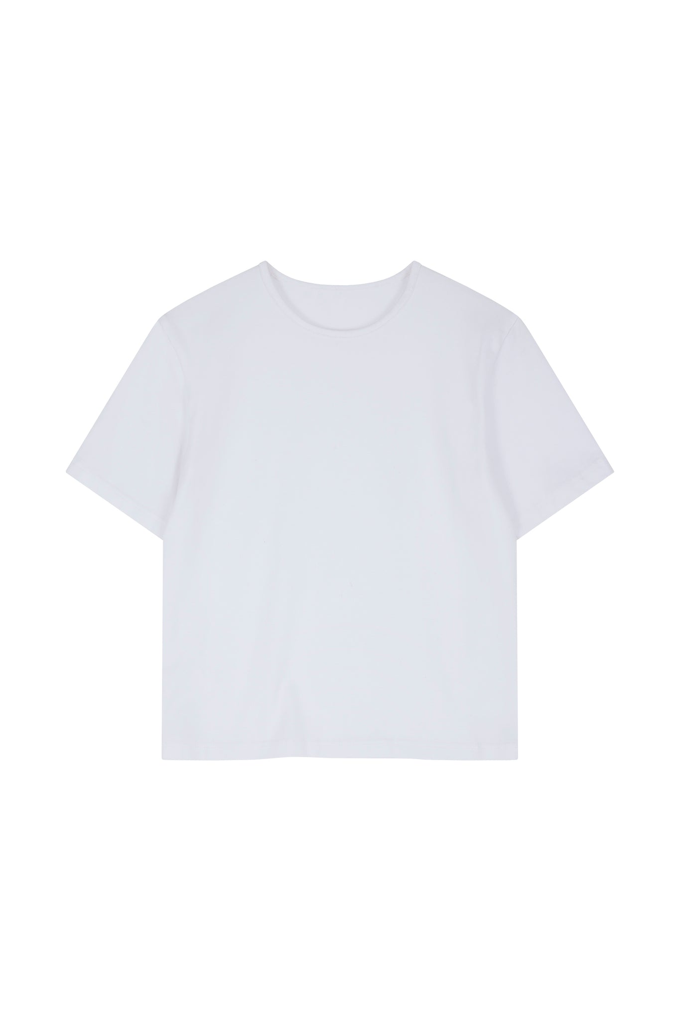 Basic Jersey Top White