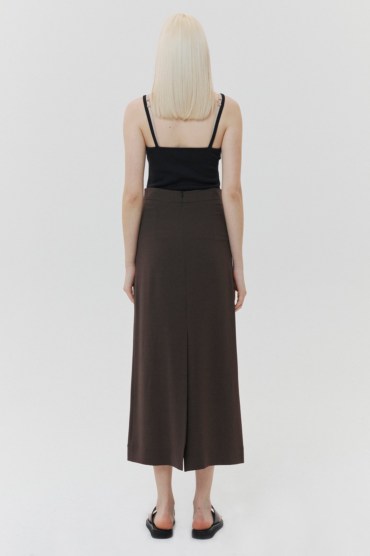 Signature Maxi Skirt Brown