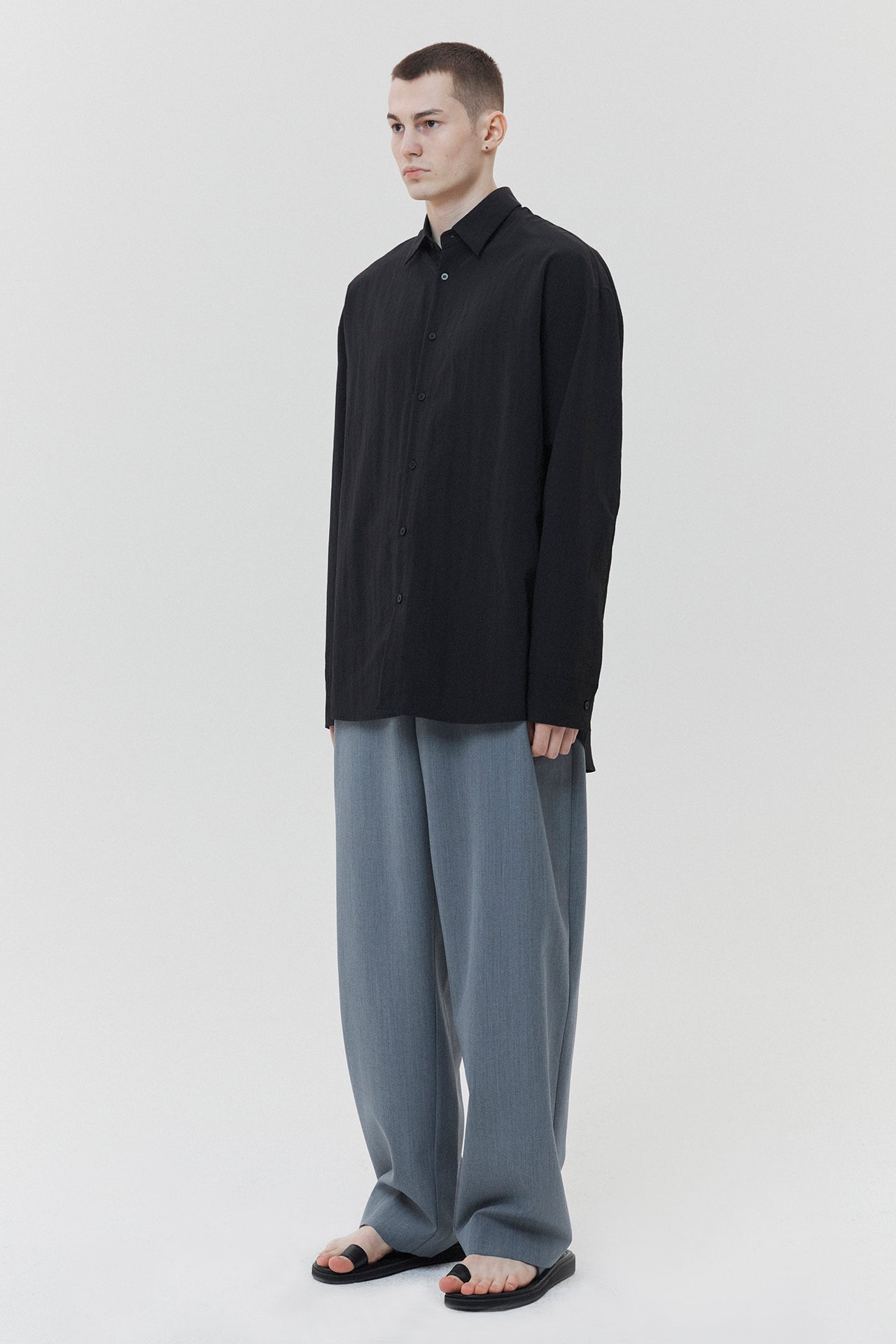 Signature Oversized Shirts Black