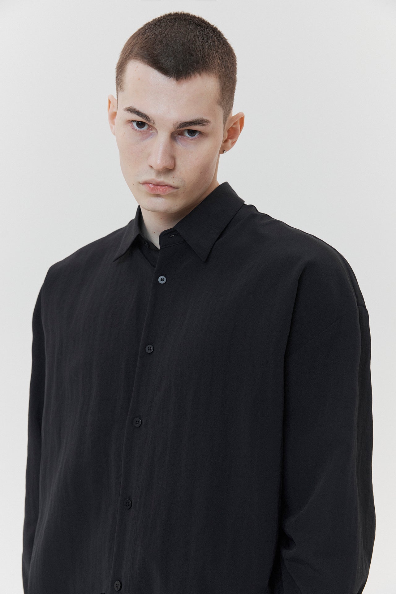 Signature Oversized Shirts Black