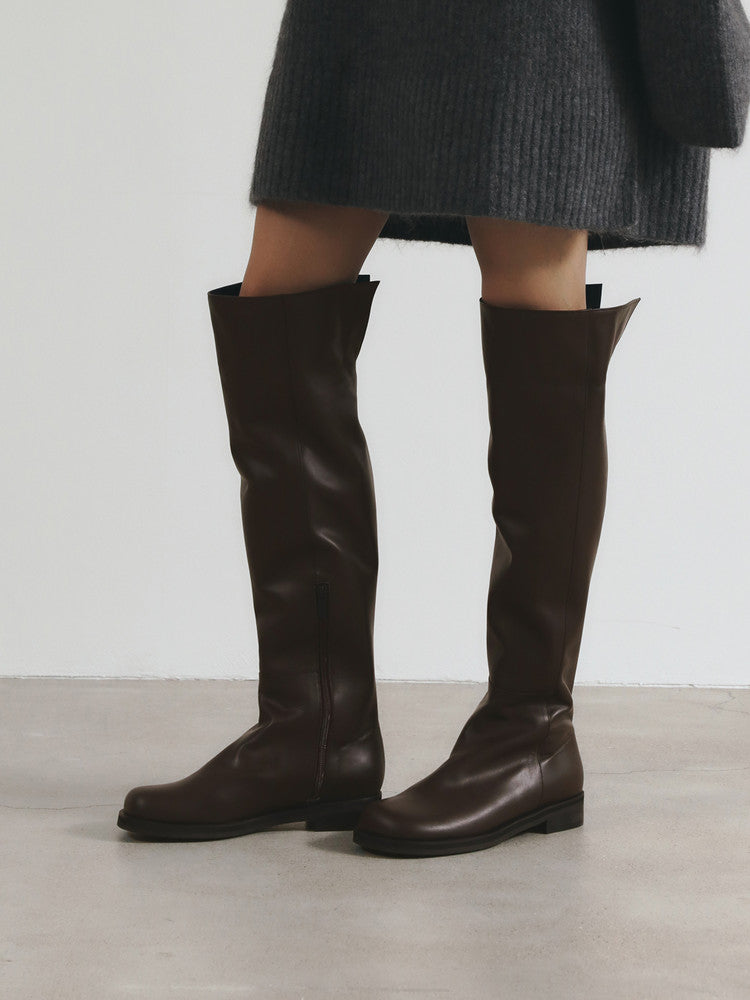 FEI KNEE-HIGH BOOTS 22F03 BR