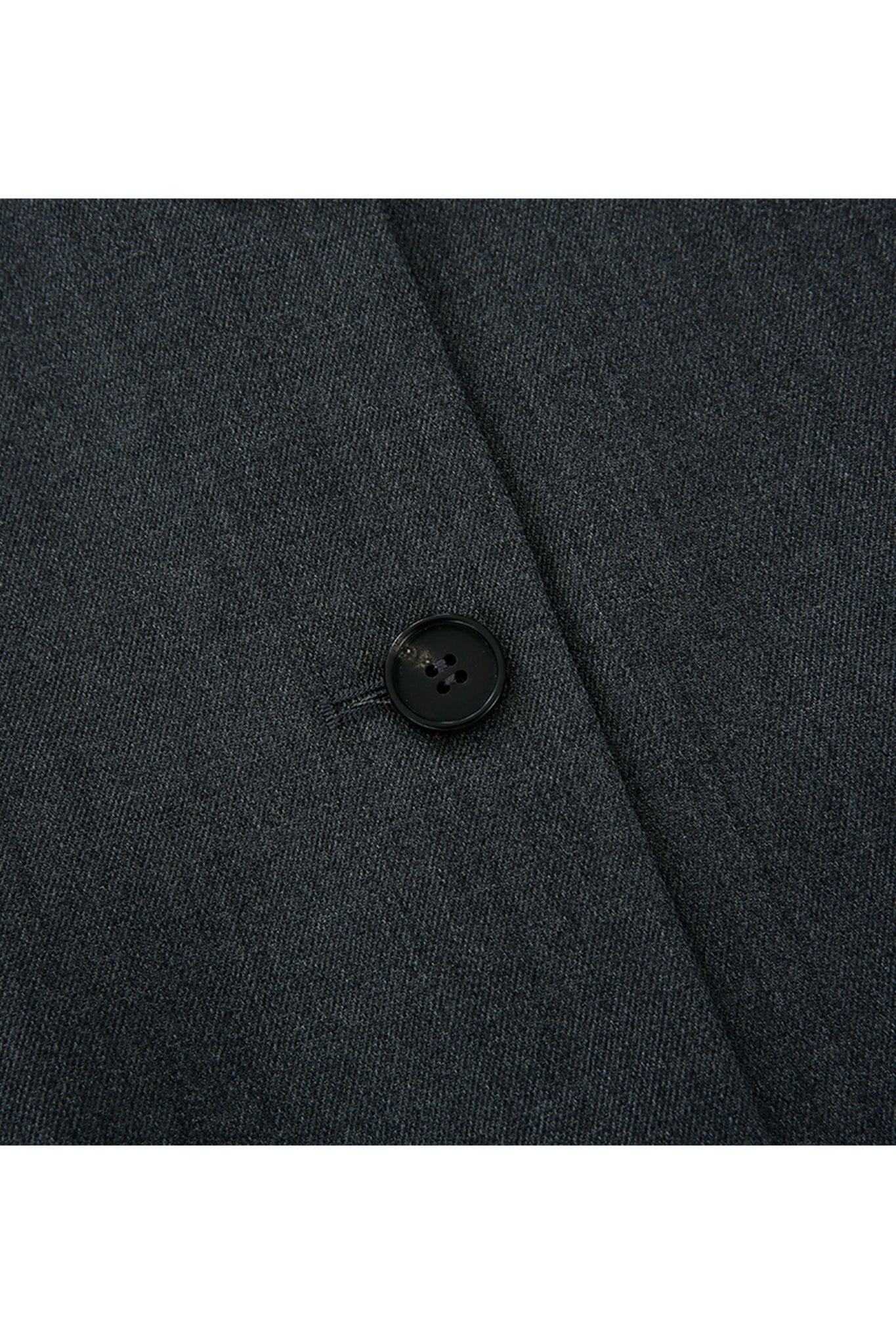 Wool Single Blazer Gray