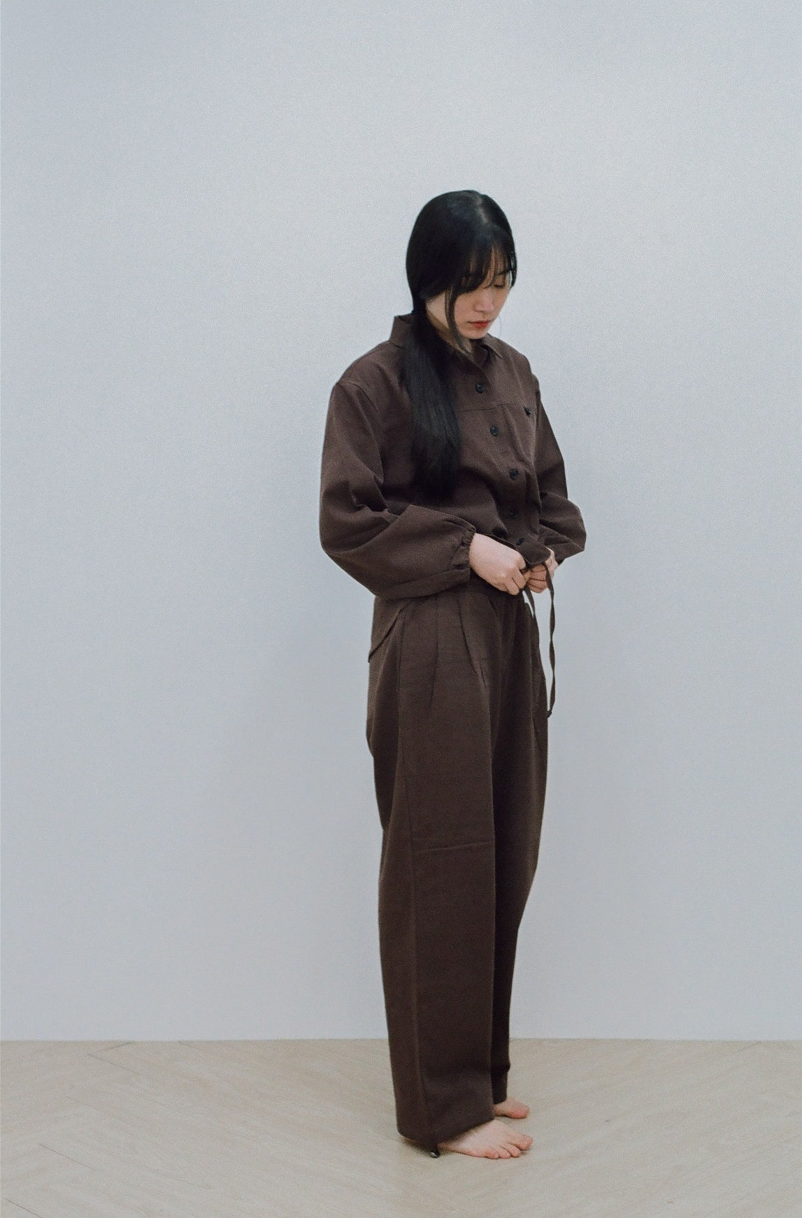 Workandhome Wear Project PANTS BROWN