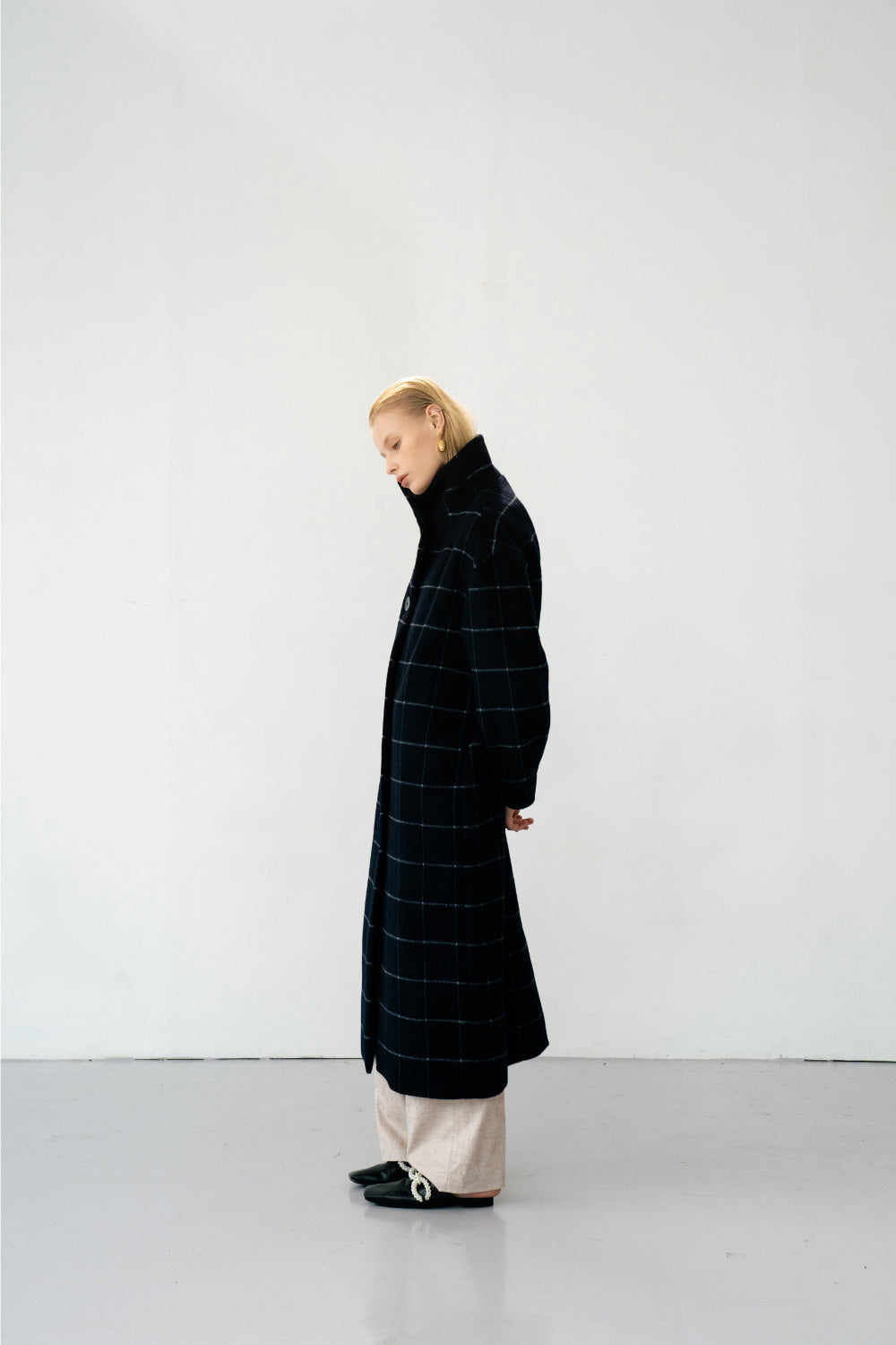 Ann High-neck Coat (2021) - LINGER GALLERY