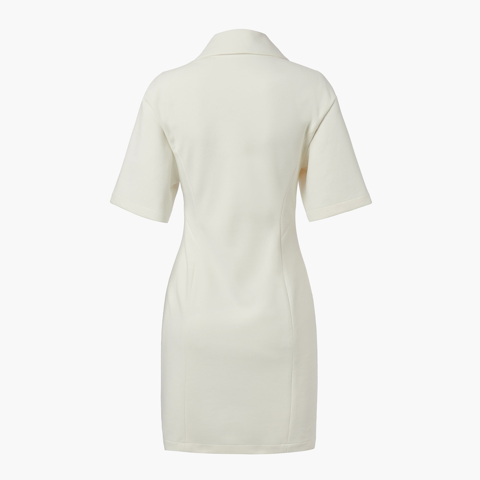 STRETCH COTTON POLO DRESS - LINGER GALLERY
