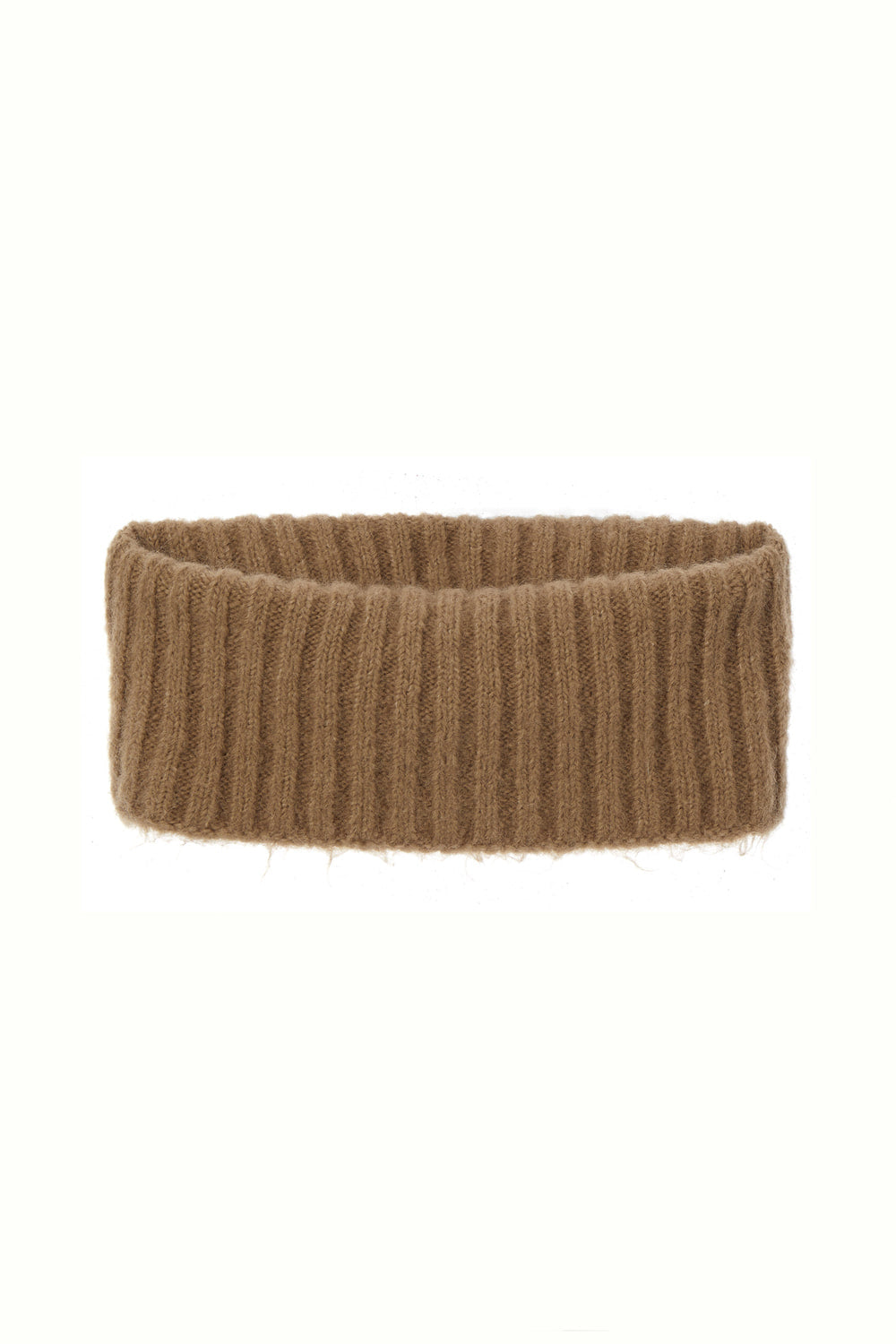 OVERSIZED SOFT MOHAIR SWEATER WITH NECK WARMER, BEIGE