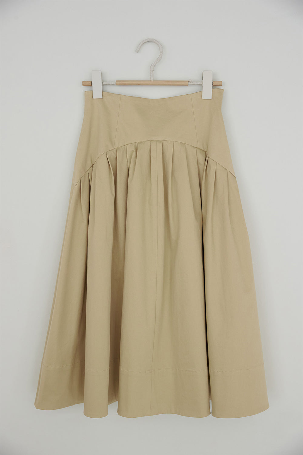 KAIKI Cotton Spandex Flare Skirt