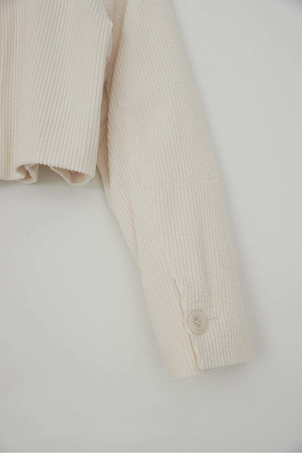 SATEL Cotton Coconut Short Jacket Ivory