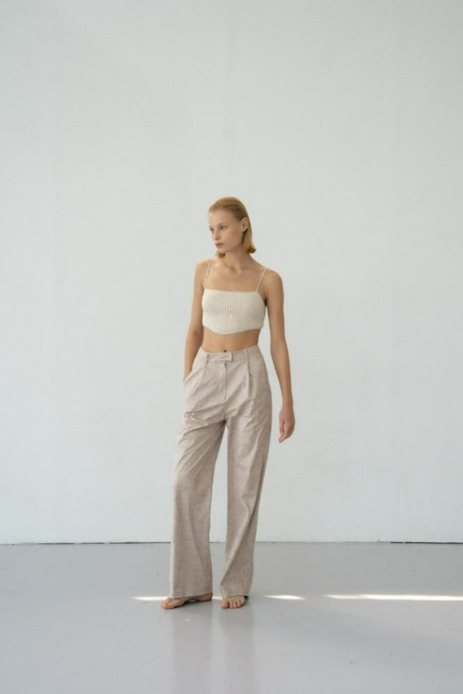 Philo Wide-Leg Trousers - LINGER GALLERY