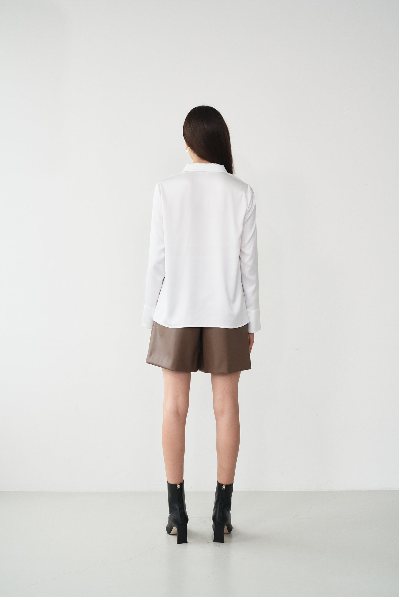 Jula Faux Leather Shorts - LINGER GALLERY