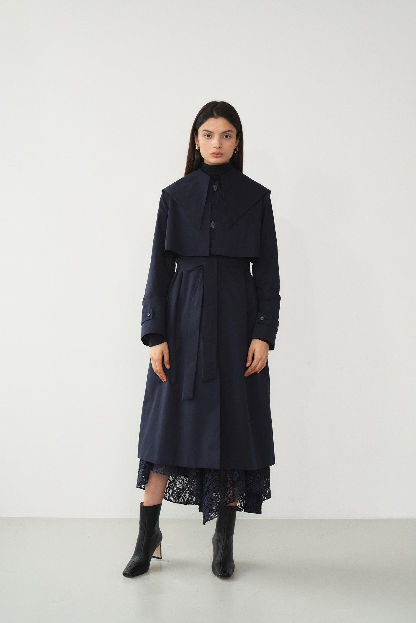 Grace Cape Trench Coat - LINGER GALLERY