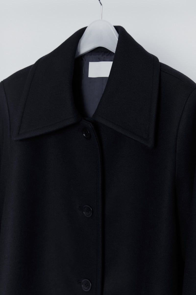 31 classic big collar long coat - LINGER GALLERY