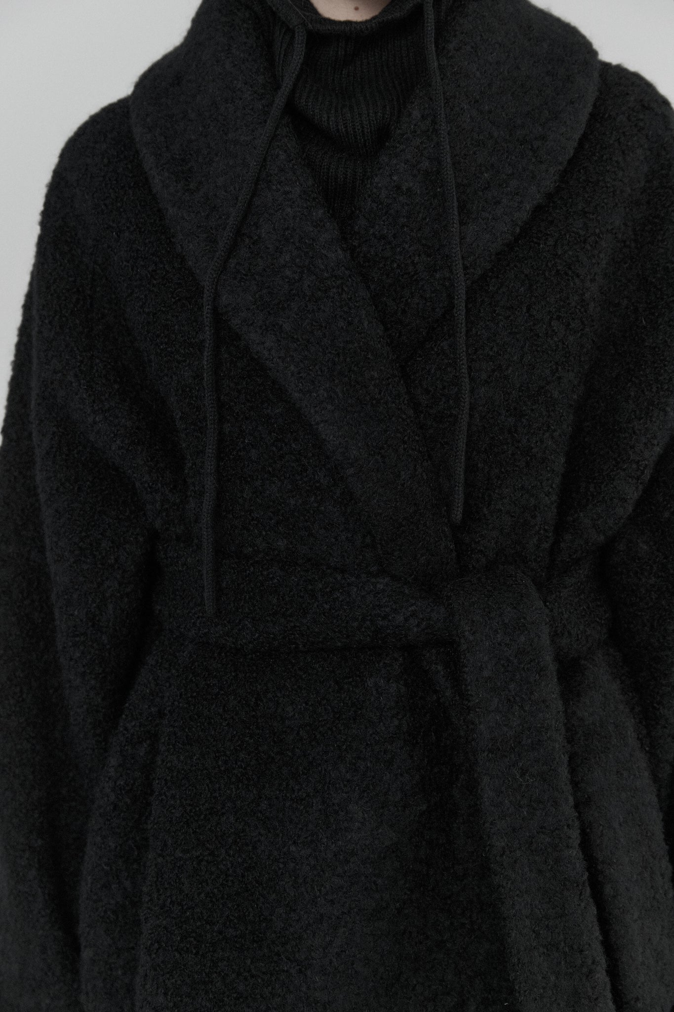 31 shawl collar teddy long coat (2colors) - LINGER GALLERY